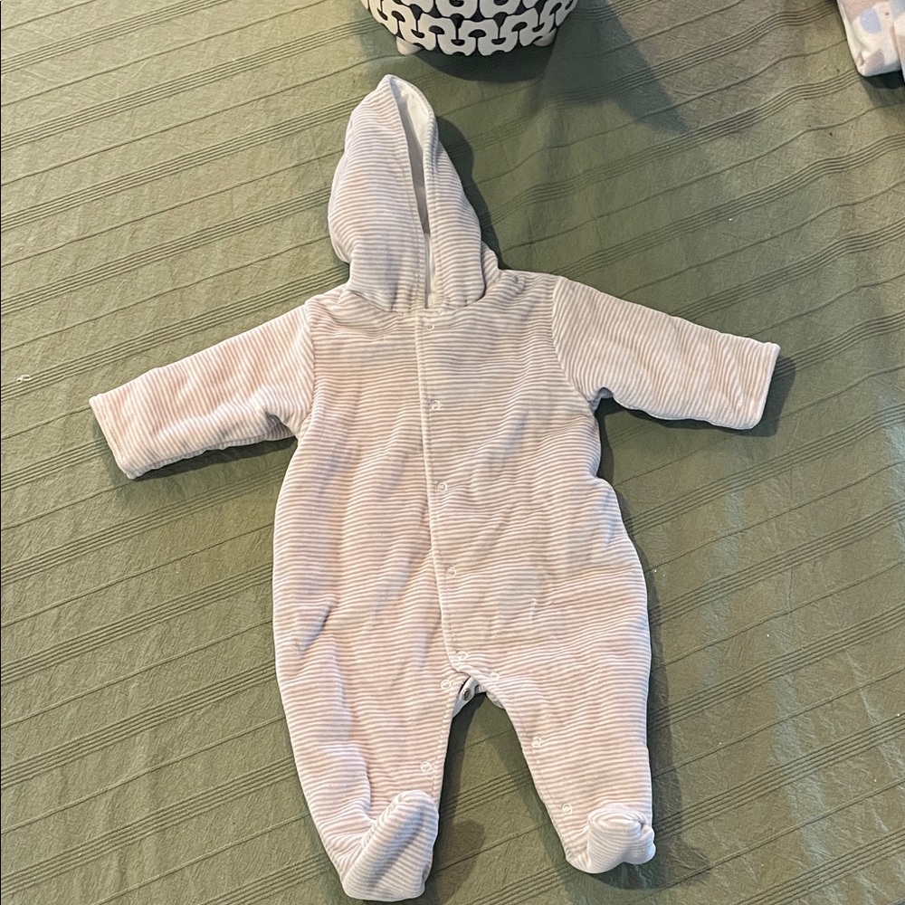 Kissy Kissy Velour Newborn Bunting